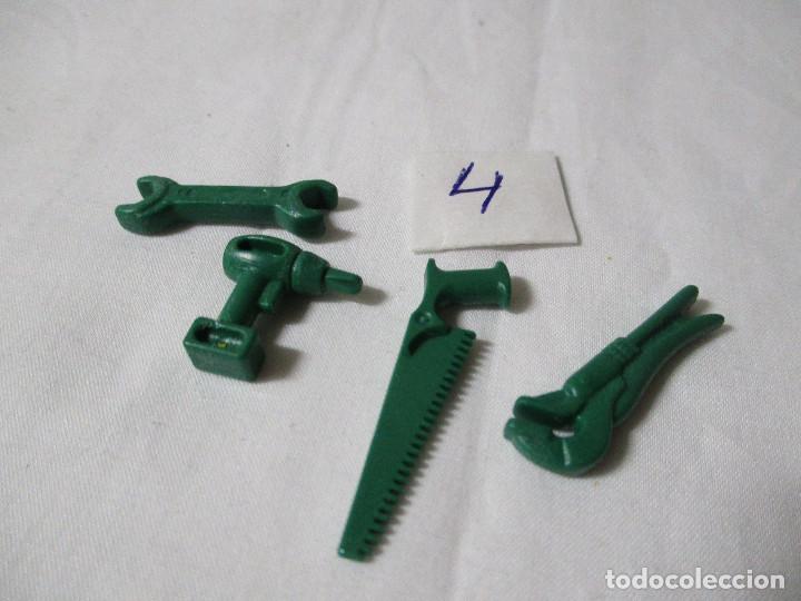 Playmobil: PLAYMOBIL ACCESORIOS LOTE DE HERRAMIENTAS VERDES
