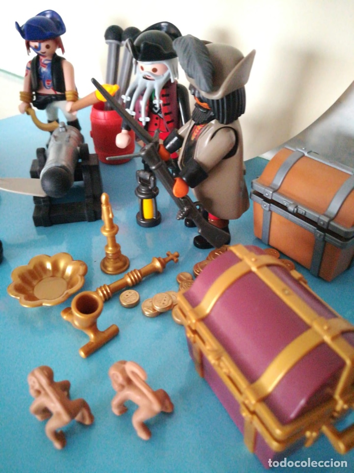 Playmobil: 4 Piratas y complementos - Foto 3