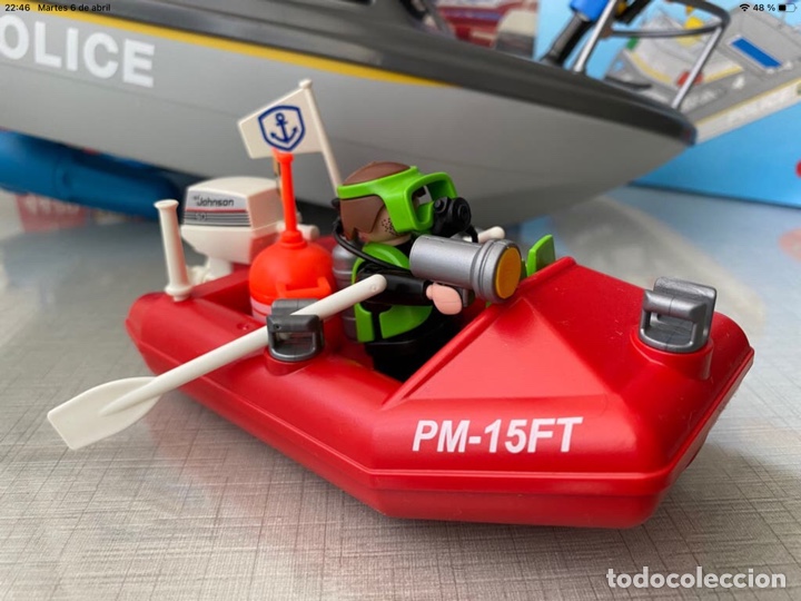 Playmobil: Lancha Policia de Playmobil - Foto 4