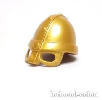 Playmobil: PLAYMOBIL MEDIEVAL CASCO VIKINGO, BARBARO DORADO REY