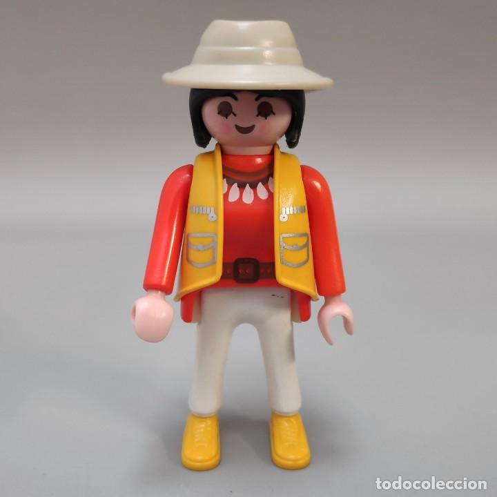 Playmobil: Playmobil ref. 3018 Exploradora.Sombrero diferente color