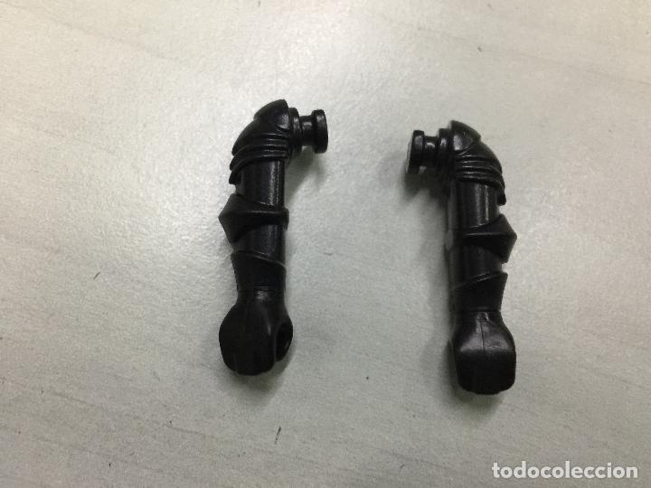 Playmobil: playmobil brazos recambio armadura negra medieval -bra1
