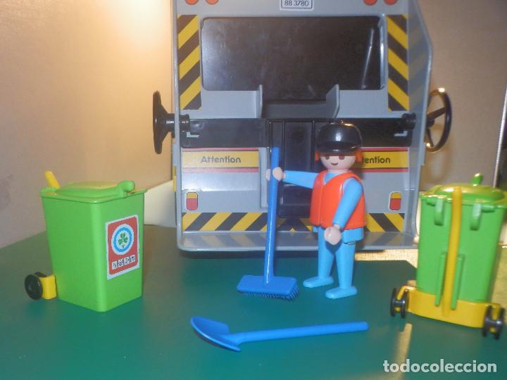 playmobil. cubo basura grande gris. granja oest - Compra venta en  todocoleccion