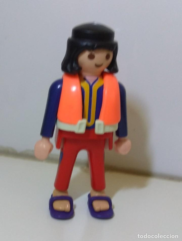 Playmobil Dama surfista salvavidas & Board-Figura Femenina Playa/Mar Nuevo 