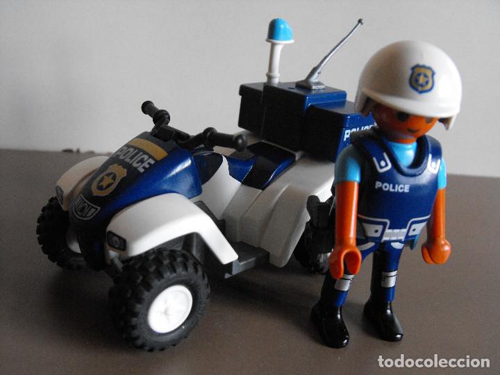 Playmobil: PLAYMOBIL Policia con quad. Ref. 3655. - Foto 1
