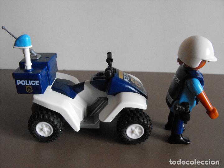 Playmobil: PLAYMOBIL Policia con quad. Ref. 3655. - Foto 2