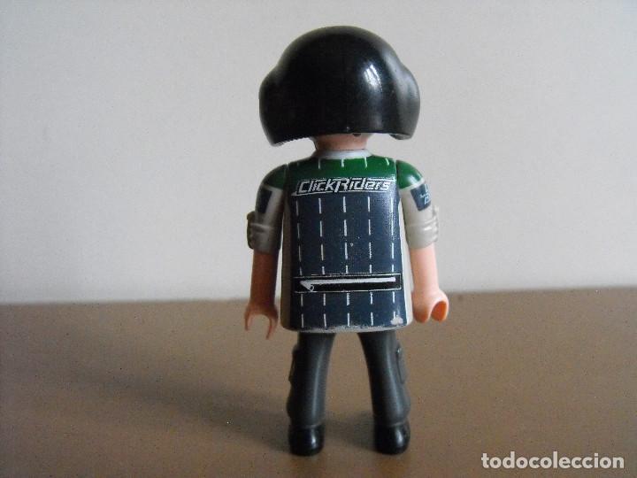 Playmobil: PLAYMOBIL. Piloto click riders. De la ref. 5160. - Foto 3