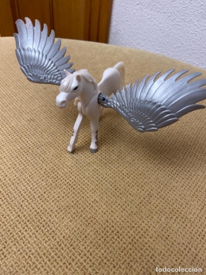 Playmobil: PLAYMOBIL: PEGASO GRANDE BLANCO CON ALAS PLATEADAS - PRINCESAS, FANTAS&Iacute;A