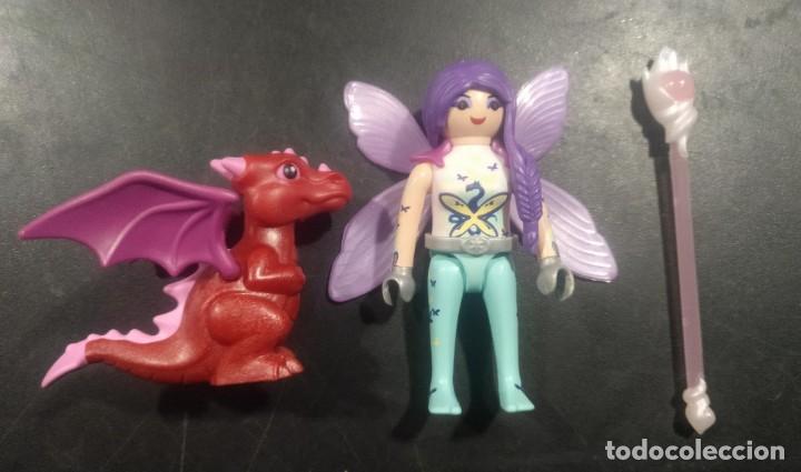 Playmobil: PLAYMOBIL HADA COMPLETA CON PEQUE&Ntilde;O DRAGON ROJO - 26/12/19