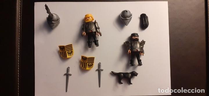 Playmobil: LOTE 2 GUERREROS SOLDADOS MEDIEVALES 3890 PLAYMOBIL