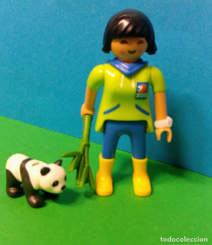 Playmobil: PLAYMOBIL SERIE 19 ROSA. SOBRES SORPRESA. REF 70566. GUARDA ZOO. FIGURA 5