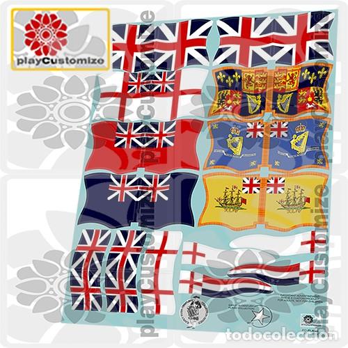 Playmobil: Banderas brit&aacute;nicas/British flags/Britische flaggen-Playmobil Stickers/Aufkleber