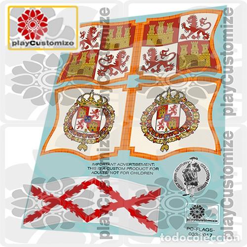 Playmobil: Banderas espa&ntilde;olas/Spanish flags/Spanische flaggen-Playmobil Stickers/Aufkleber
