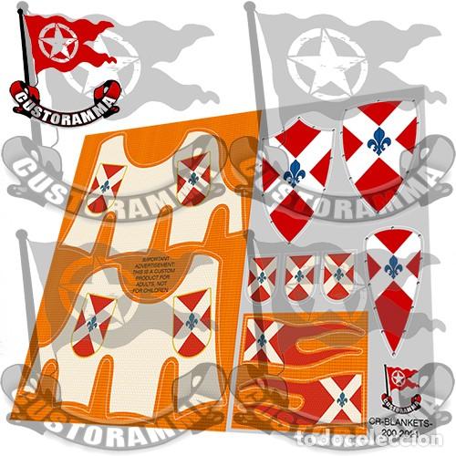 Playmobil: Playmobil: stickers / Aufkleber-gualdrapas / caparisons / Pferdedecken-medieval