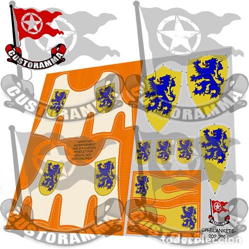 Playmobil: Playmobil: stickers / Aufkleber-gualdrapas / caparisons / Pferdedecken-medieval