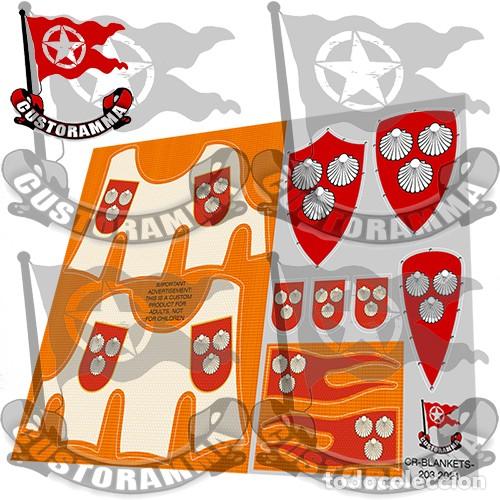 Playmobil: Playmobil: stickers / Aufkleber-gualdrapas / caparisons / Pferdedecken-medieval