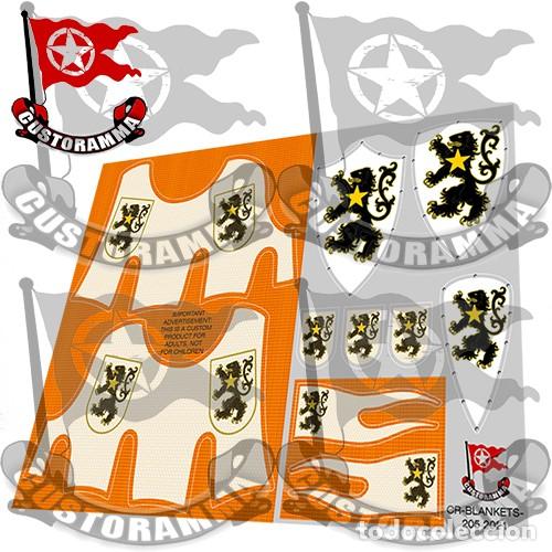 Playmobil: Playmobil: stickers / Aufkleber-gualdrapas / caparisons / Pferdedecken-medieval