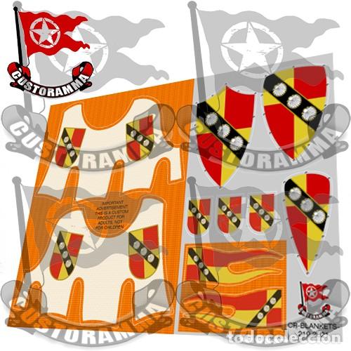 Playmobil: Playmobil: stickers / Aufkleber-gualdrapas / caparisons / Pferdedecken-medieval