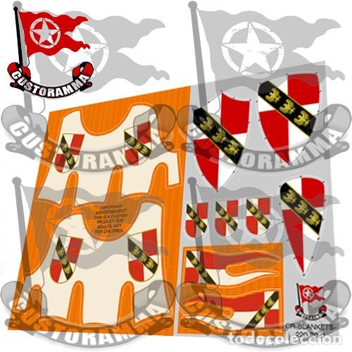 Playmobil: Playmobil: stickers / Aufkleber-gualdrapas / caparisons / Pferdedecken-medieval