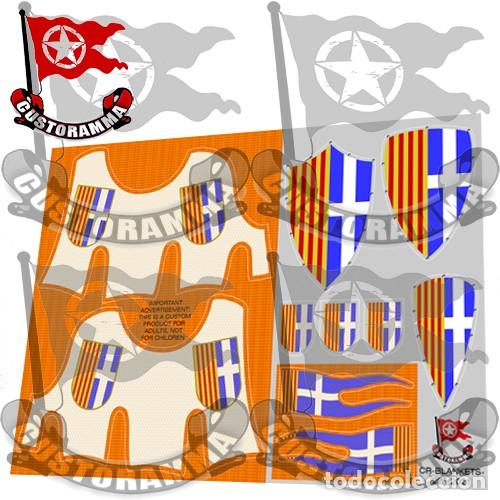 Playmobil: Playmobil: stickers / Aufkleber-gualdrapas / caparisons / Pferdedecken-medieval