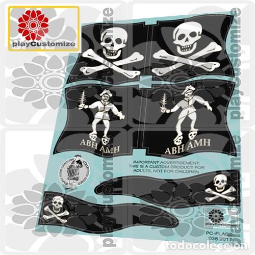 Playmobil: Playmobil: Banderas/flags/Flaggen/drapeaux-Piratas/Pirates-Aufkleber/Stickers