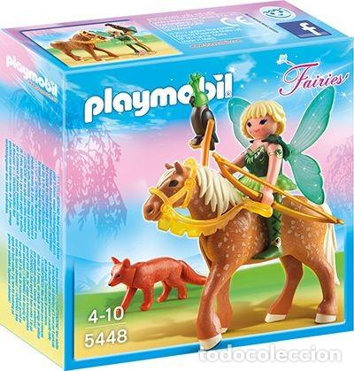 Playmobil: Playmobil Fairies 5448 Hada del Bosque Diana con Caballo. NUEVO EN CAJA!!.