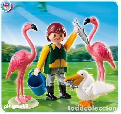 Playmobil: Playmobil 4758 Cuidador de Flamencos / Aves (Special Plus). NUEVO EN CAJA!!. CON ETIQUETA DE PRECIO.