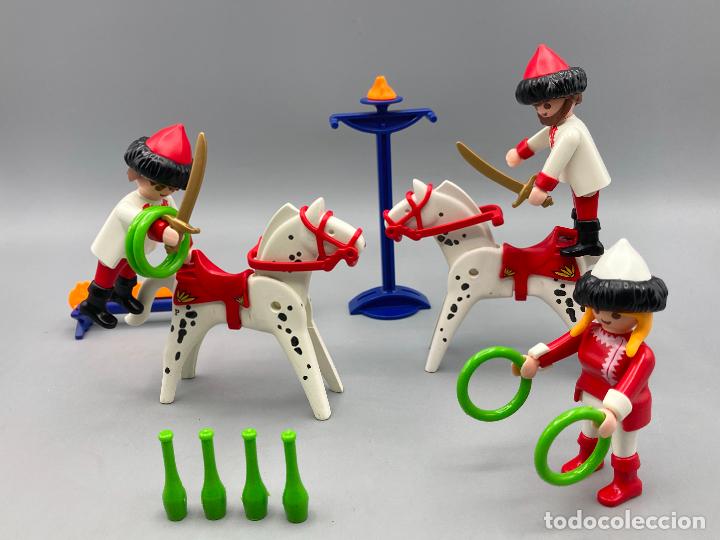 Playmobil: Playmobil 3810 acr&oacute;batas caballo completo