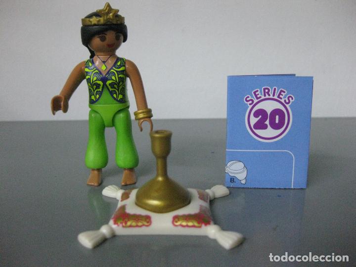 Playmobil: PLAYMOBIL PRINCESA ORIENTAL SERIE 20 ROSA SOBRE SORPRESA NUEVO