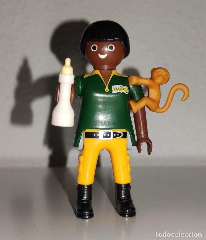 Playmobil: PLAYMOBIL SOBRE SERIE 16 CUIDADORA ZOO MONO