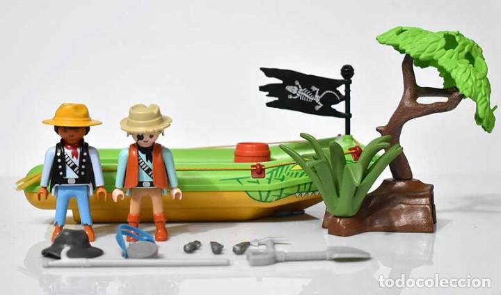 Playmobil: Playmobil. Lancha con bandidos ref. 3042