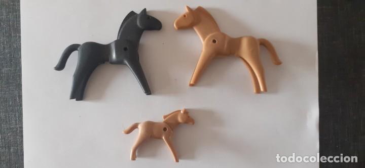 Playmobil: LOTE 2 CABALLOS Y POTRILLO 1&ordf; GENERACION VINTAGE PLAYMOBIL