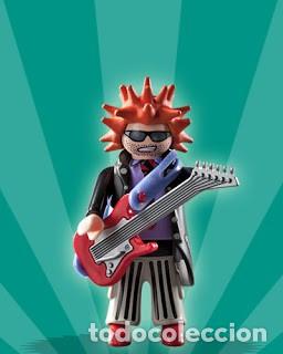 Playmobil: Playmobil 5157 Figura de Cantante de Rock / Rockero (Series 2). FIGURA SUELTA, YA MONTADA!!.
