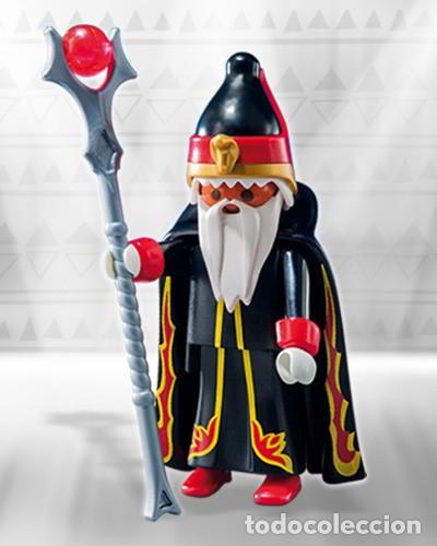 Playmobil: Playmobil 6840 Figura de Mago con Varita. FIGURA SUELTA, YA MONTADA!!.