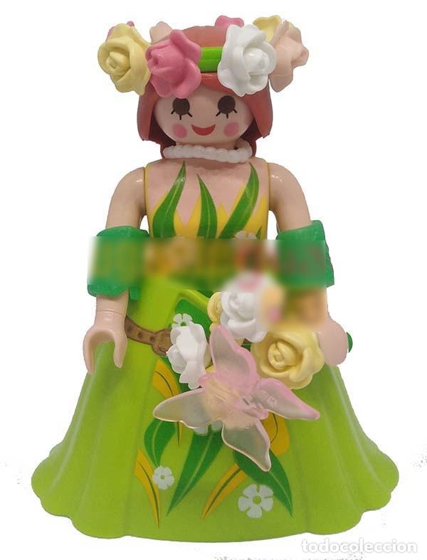 Playmobil: Playmobil 9444 Figura de Princesa / Dama de Flores. FIGURA SUELTA, YA MONTADA!!.