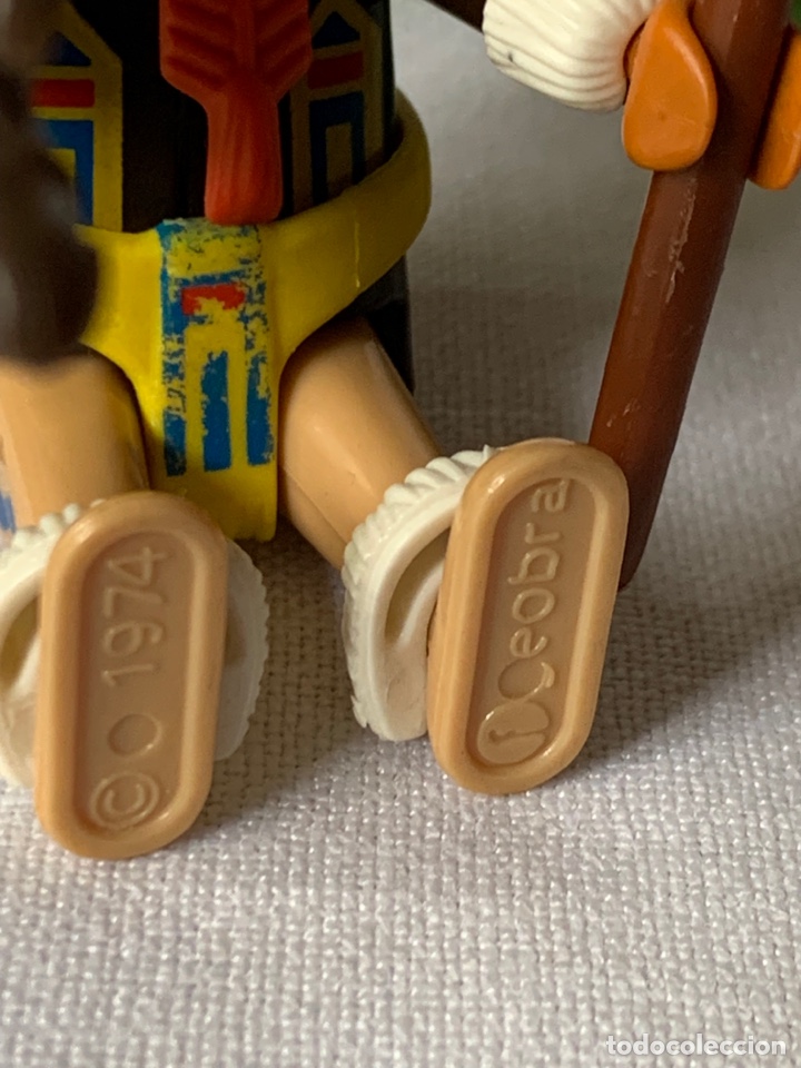 Playmobil: LOTE 3 INDIOS CON COMPLEMENTOS PLAYMOBIL GEOBRA 1974 - Foto 3
