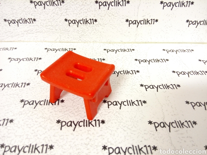Playmobil 2 x taburete silla banquitos rojo ordeñar pieza de repuesto 5344 3007 6120 