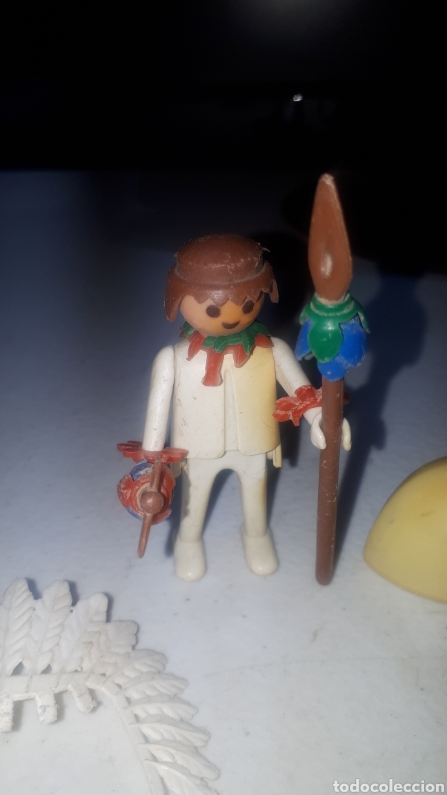 Playmobil: Indio primera generaci&oacute;n con complementos y canoa playmobil - Foto 4