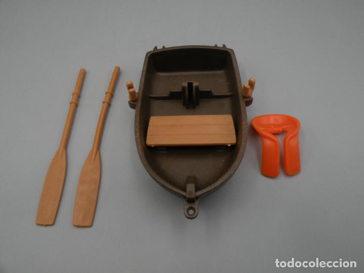 Playmobil: Playmobil barca remos salvavidas pirata pesca