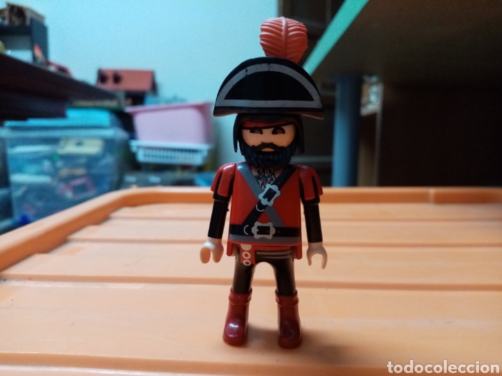 Playmobil: Playmobil soldado oficial espa&ntilde;ol marino pirata milicia