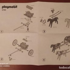Playmobil: PLAYMOBIL,CONFEDERADOS,REF 3784, INSTRUCCIONES DE USO. Lote 304620408
