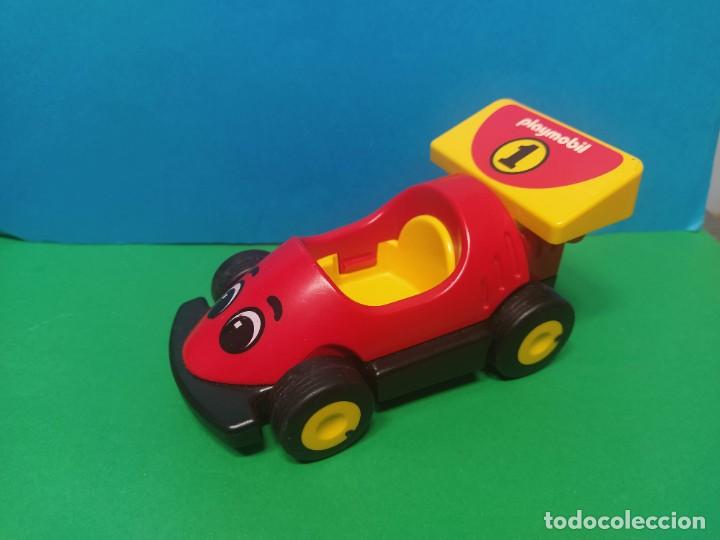 Playmobil: PLAYMOBIL LOT COCHE ROJO DE CARRERAS 123 kg