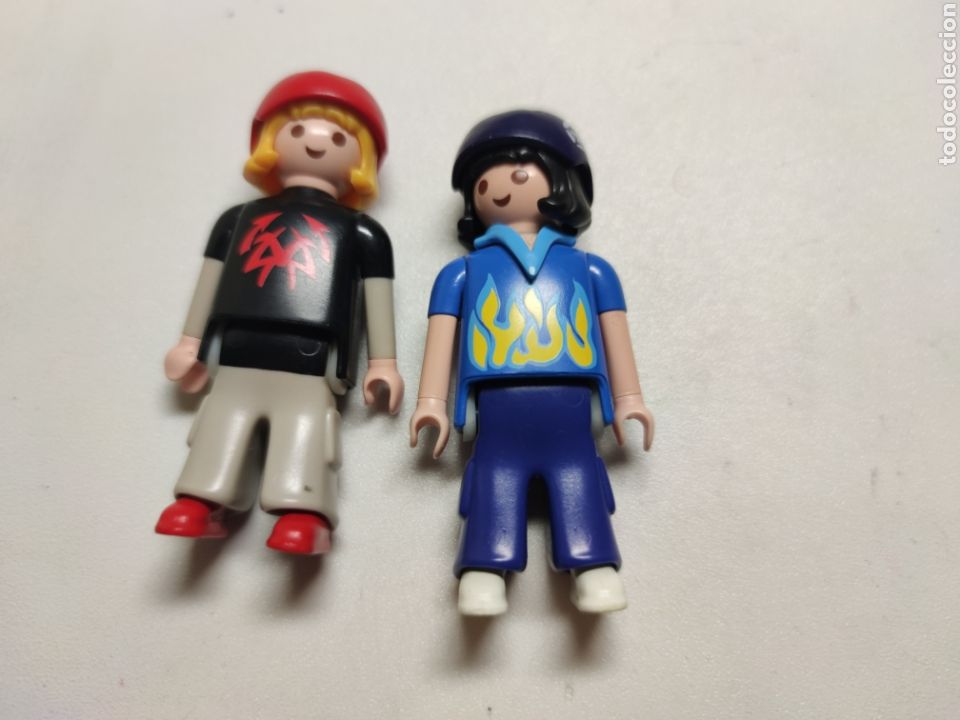 Playmobil: Lote skaters monopat&iacute;n skate