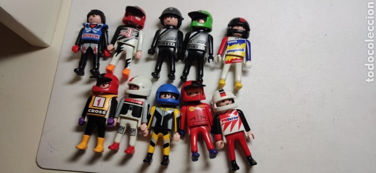 Playmobil: Lote motos Playmobil motocross Racing F1 bike enduro ciclistas ciclismo