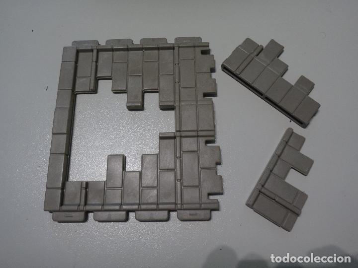Playmobil: PLAYMOBIL PARED DOBLE DERRUIDA CASTILLO MEDIEVAL