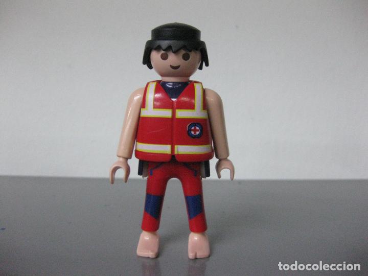 Playmobil: PLAYMOBIL FIGURA HOMBRE CIUDAD RESCATE MAR WASSERWATCH H8