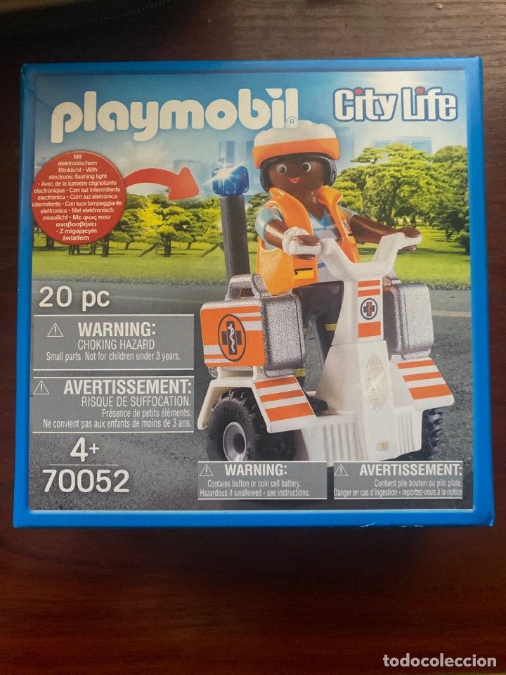 Playmobil: PLAYMOBIL 70052 CITY LIFE-CON LUZ-RESCATE SANITARIO-NUEVO Y PRECINTADO