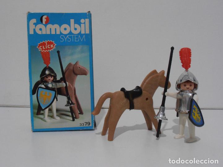 CABALLERO AGUILA MEDIEVAL, FAMOBIL, REF 3379, CAJA ORIGINAL, COMPLETO (Juguetes - Playmobil)