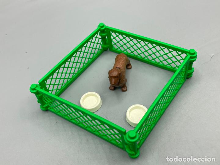 Playmobil: Playmobil 3751 PERRO CON VALLAS Y COMEDERO