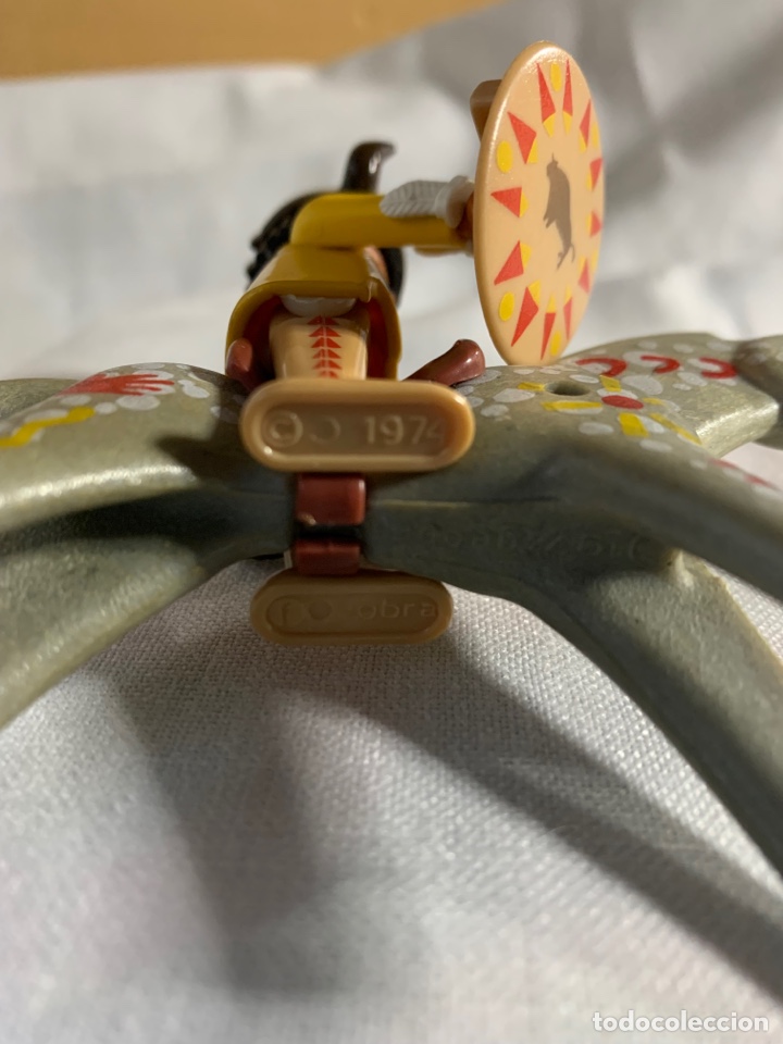 Playmobil: INDIO A CABALLO DE PLAYMOBIL CON COMPLEMENTOS GEOBRA 1974 - Foto 4